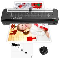 A3 Laminator Black-(20Films+Cutter+Corner Rounder)