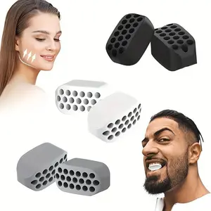 Jawline Exerciser for Men and Women, Jawline Trainer, Jawline Shaper, Facial Fitness Equipment for Neck and Facial Tightening, Enhance Cheekbones and Chin Muscles