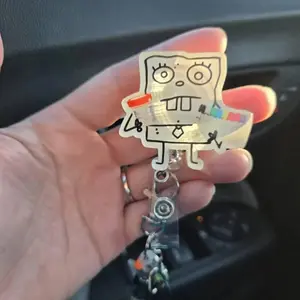 Doodle Bob Specimens- Phlebotomist, Nurse badge reel, RN, MD, medical, healthcare, work accessory, blood tubes and urine cup