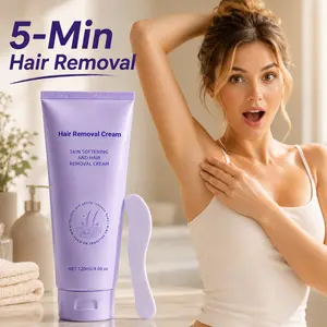 Hair Removal Cream for Women & Men – Face & Body – Smooth Skin in 5-10 Minutes – 2-Pack Most Popular – Fast Shipping