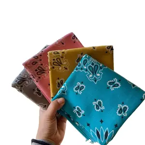 Mexart USA Made Military Army Trainmen Paisley 22 Bandana Set of 3