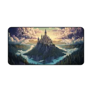Wizarding Desk Mat, Wizarding-Themed Mouse Pad - Premium Quality, Non-Slip & Durable - Perfect for Work & Gaming, Magical Design Inspired by the Wizarding World - Ideal Gift for Fans of All Ages!