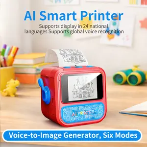 Kids Voice-Activated Drawing Printer – Speak & Create Art Instantly | 6 Creative Modes | Fun Educational AI Toy for Boys & Girls