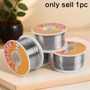 Low Temperature Fast Melt Solder Wire with 2% Flux Eco-Friendly Tin Alloy Rosin Core for Electronics High Fluidity PCB Repair Tool Precision Welding Accessory 50g 100g Low Residue Metal Component Heavy Duty Durable Electronic Repair Wire Spool, Hot