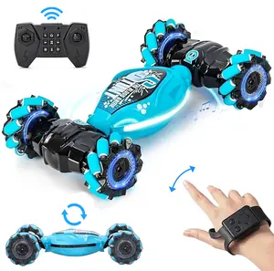 Remote control car toys, hand control remote control car for boys all terrain monster truck Gesture remote control stunt car 360° flip with lights music Christmas Halloween Gift