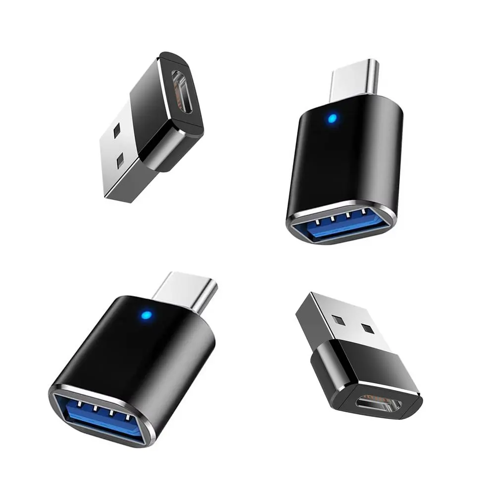 USB C to USB Adapter, Portable Multifunctional USB C to USB A Adapter, High Speed Data Transfer USB 3.0 Female to USB C Male Adapter for Smart Devices, USB Connector