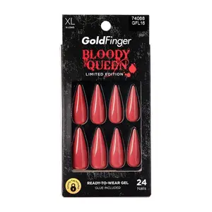 Gold Finger Halloween Edition Bloody Queen Nails