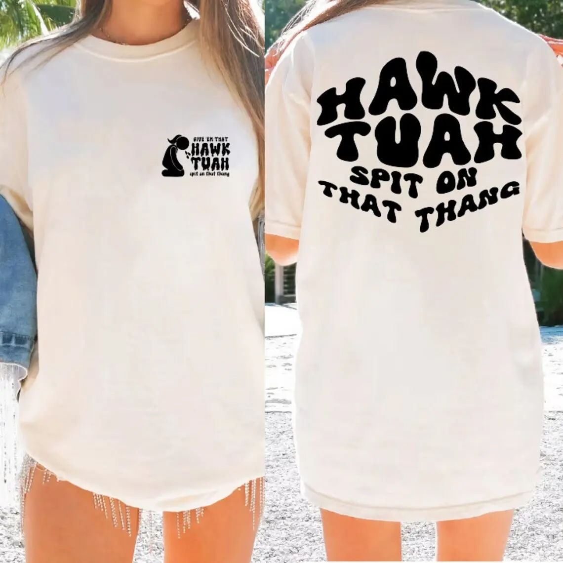 Comfort Colors Hawk Tuah Spit On That Thang 2024, Shirt Hawk Tuah 24,Funny Trendy,Viral Tshirt