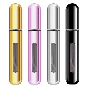 8ml Mini Refillable Perfume Spray Bottle, 4 Counts Portable Perfume Dispenser Bottle, Perfume Atomizer Bottle, Travel Perfume Bottle
