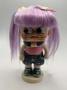 Handmade Crochet Doll - Cute for Home Decor.