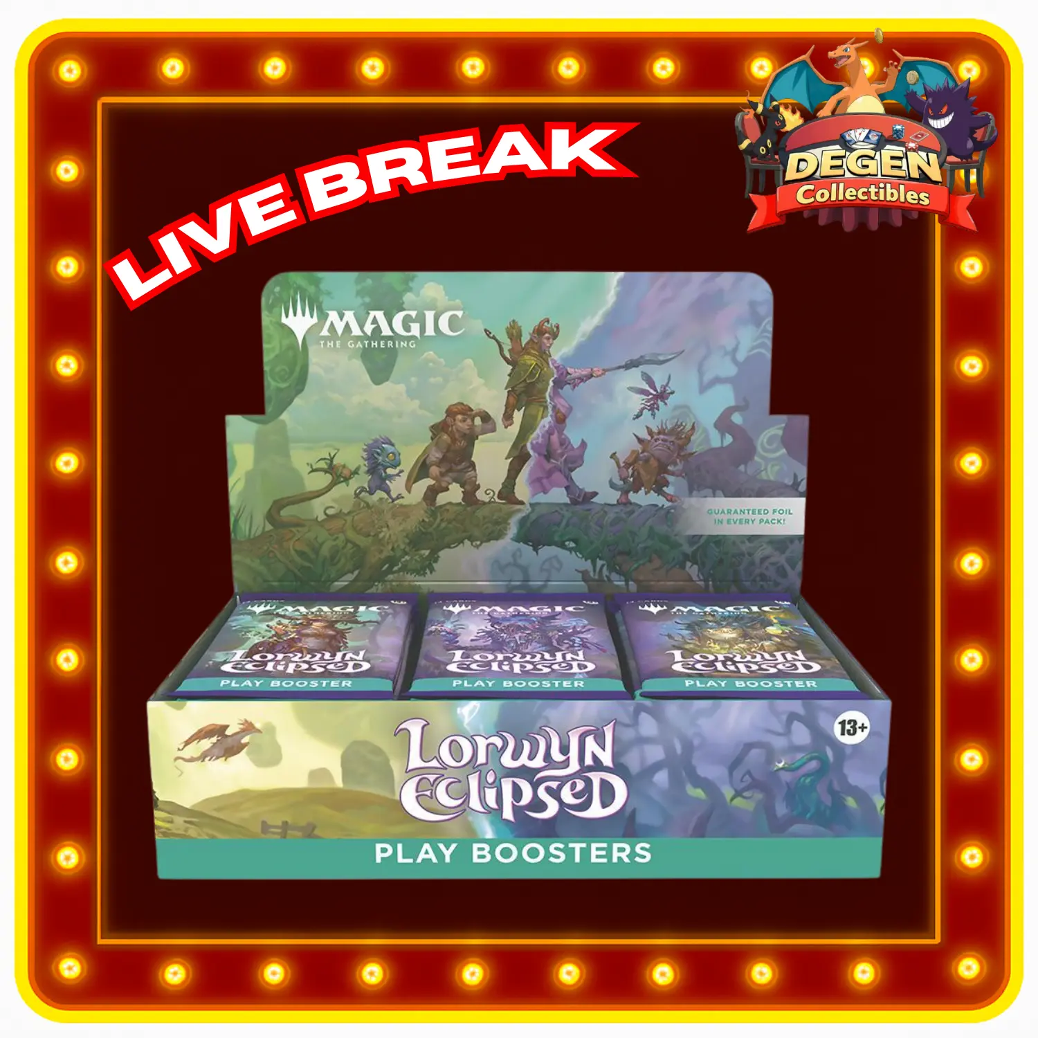 Magic the Gathering Lorwyn Eclipsed Play Booster - LIVE RIP ONLY