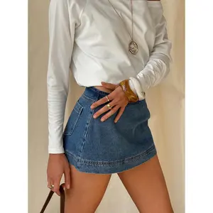 Stefenie Denim Skort Mid Wash