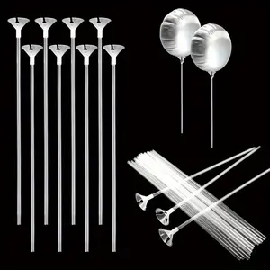 36pcs Transparent Balloon Pole Set, Includes Cup Holder, Balloon Stick, Base, Perfect for Wedding, Birthday Party, Christmas Decorations, Balloon Stand Kits