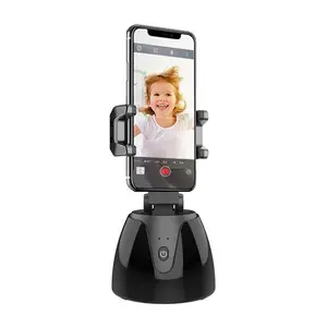 360° Object Tracking Holder Selfie Stick 360° Rotation Auto Face Object Tracking Release Your Hands Wireless BT Connection for all phones Intelligent Camera AI Composition for 1/4in Screw