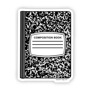 Blank Tag Co.® Composition Notebook Waterproof Sticker