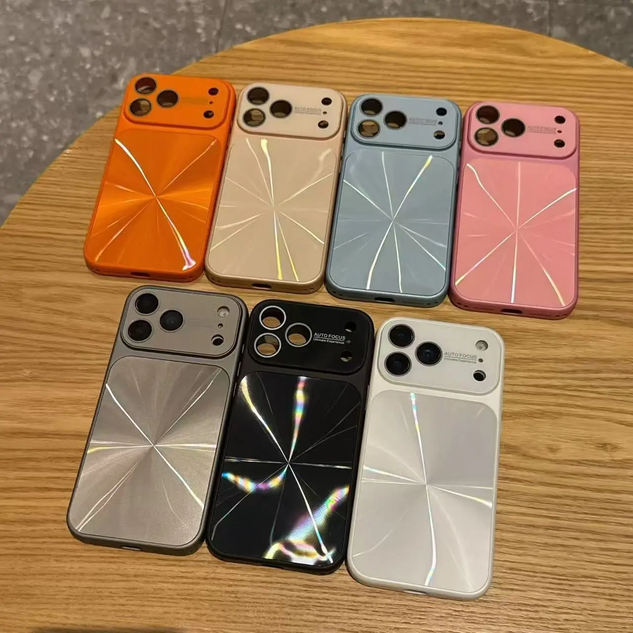 Unique Sunburst Laser Design Makes Your Phone Stand Out. Slim Profile Won’t Add Extra Weight. It Is A Stylish And Practical Phone Accessory For Daily Use.Compatible with iPhone 18.17.16.15.14.13.12.11