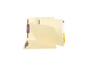 Smead End Tab Folder with SafeSHIELD Fastener Manila Letter Straight Cut 50/Box