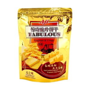 AJI Indonesia Crispy Crackers Cheese Flavor 200g - Savory Snack for All Ages AJI Indonesia Crispy Crackers Cheese Flavor 200g - Savory Snack for All Ages