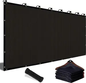 2026 90% Blackout Cloth (Black) - 10 x 13ft UV-Resistant Shade Net with Reinforced Rivets, Suitable for Outdoor Adventures / Camping / Garden / Patio / Greenhouse.Mesh Shade Cloth