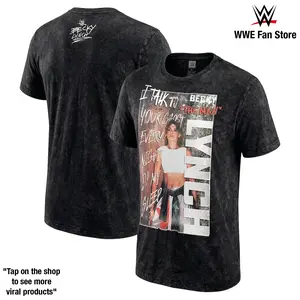 Becky Lynch Ghost Graphic Tee Men Top Shirt Wash 230gsm Cotton – The Man Era Dominance, Fearless Brawler Style, Multi-Time Champion Legacy, WrestleMania Main Event History & Unstoppable Career Power in WWE