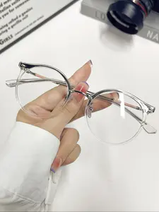 Fashionable Eyeglasses, Minimalist Casual Eyeglasses for Women & Men, Fashion Eyeglasses for Work, Daily Clothing Decor, Perfect for Student Daily Use, Trendy Casual Eyeglasses