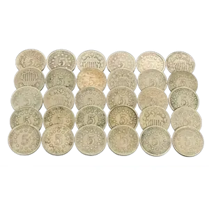 Shield Nickels - Good to Fine