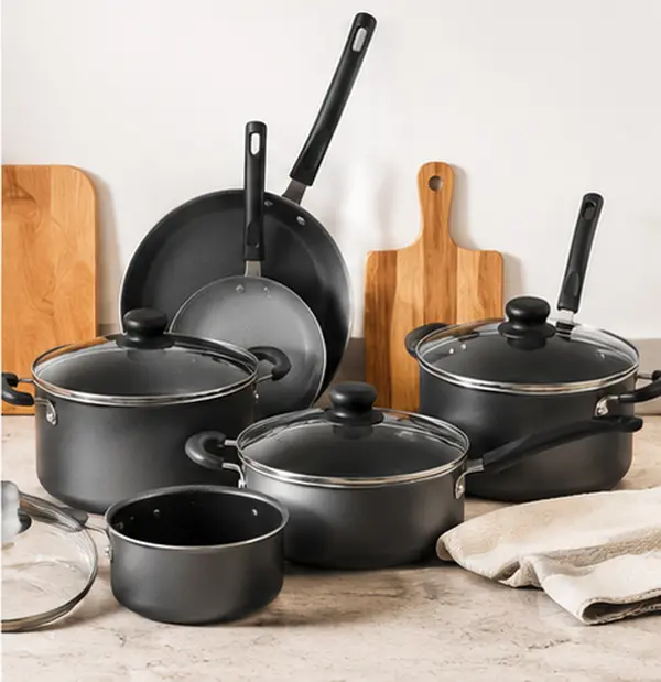 10-Piece Nonstick Cookware Set | Kitchen Pots & Pans Set