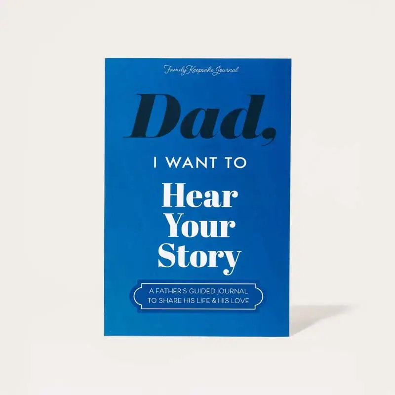 I want to hear your story, Dad Tell Me Your Life Story.  The Perfect Gift for Dad