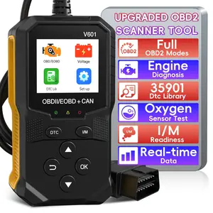 Professional Car Obd2 Scanner Tool, Diagnostic Tool, Enhanced Auto Code Reading and Clearing, Full Obdii/eobd Diagnosis, for Post-1996 Models, No Battery Required