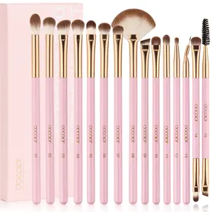 15-Piece Eye Makeup Brush Set, Precise Blending, Detailed Liner, Beginner-Friendly, Master-Level Eyeshadow Application