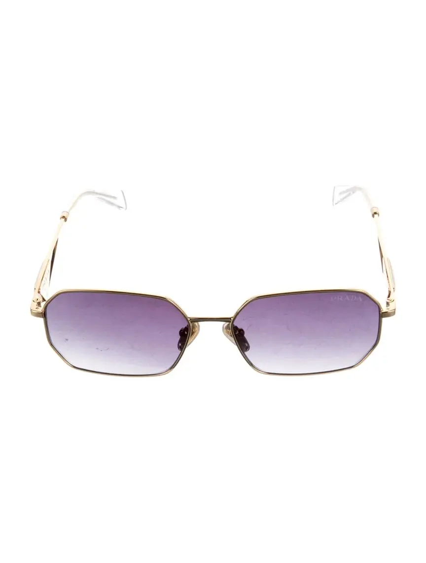 Pre-owned Prada Square Gradient Sunglasses