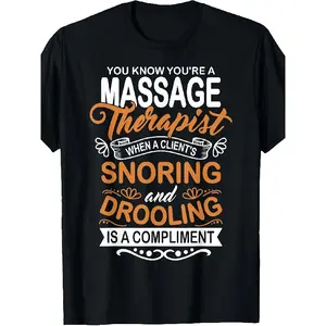 Massage Therapist Masseur Masseuse Body Treatment Therapy T-Shirt Small |   Vintage Crew Neck, Slight Stretch Fabric, Regular Fit, All-Season, Perfect For Adult, Featuring A Drawing Pattern