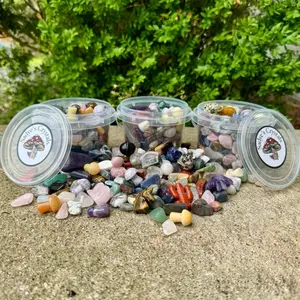 Crystal Confetti Bucket| Mini Mushrooms| Mini Carvings| Tumbles