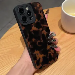 Fashion Leopard-pattern Phone Case, Anti-drop Cellphone Protective Case, Total Protective Shockproof Mobile Phone Cover,phone Case Suitable for IPhone 11/12/13/14/15/16/17 Pro Promax Plus Air