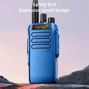 Clarigoc DP777EX-A English Version 4G Full Network Walkie Talkie, Nationwide Communication, Mini Handheld Two-Way Radio for Security, Construction, Office & Fleet Use.Minimum order quantity: 10 units.