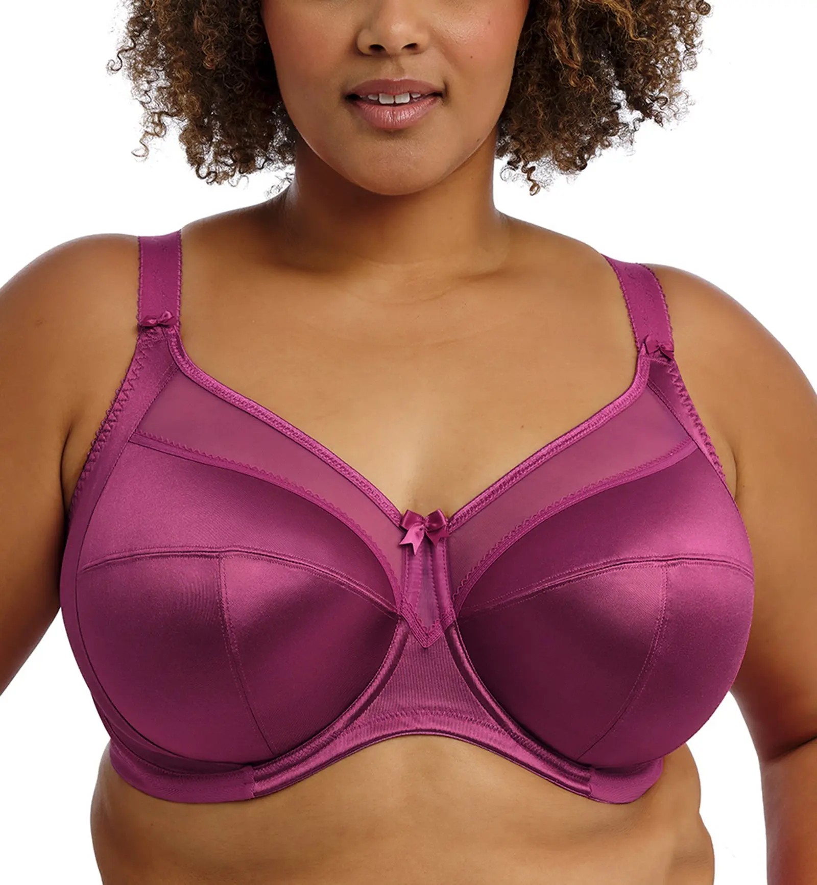 Goddess Keira Support Underwire Bra (6090) - Mulberry