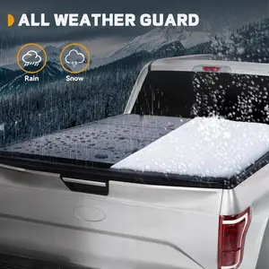 YITAMOTOR Quad Fold Hard Truck Tonneau Cover Fits for Chevy Silverado/GMC Sierra 2500 3500 HD 2020-2025 with 6.9ft Bed w/o Multi-Flex Tailgate, Heavy-Duty Aluminum Alloy Bed Cover