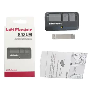 Yellow Button Security 2.0 Liftmaster 893LM Remote Control For Garage Door Opener  893LM 891LM Compatible With  Universal 3-Button Functionality Long Distance Operation