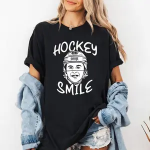 Barstool Jack Hughes Shirt, Hockey Smile Tee, Team USA Hockey Shirt