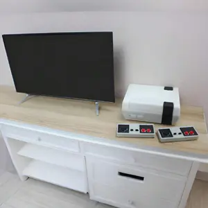 1/4pcs Mini Retro Game Console Model Set, Miniature Game Controllers, Decorative Display Models, Figurines, Home Decoration, Sculpture Desk Decor, Dollhouse Accessories, Vintage Home Decor - Non-electric