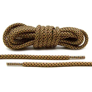 Black/Tan Rope Laces