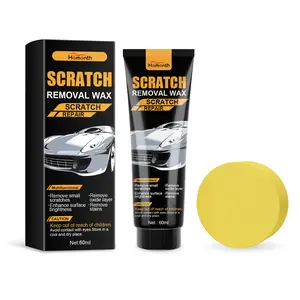 Car Scratch Removal Wax With Sponge Auto Scratch Fix Kit Multifunctional Scratch Repair Paste Premium Car Paint Polishing Enhance Surface Brightness Scratch Remover