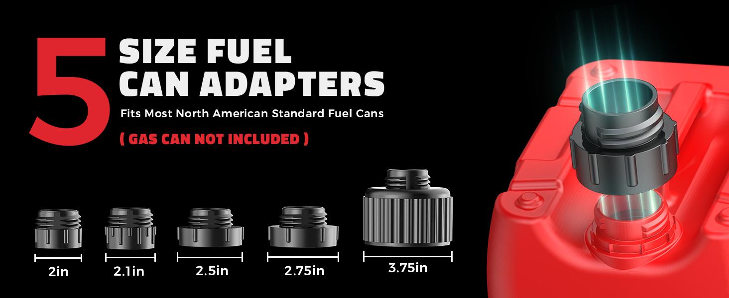 5 GPM Cordless Fuel Transfer Pump Compatible with DeWalt 20V & Milwaukee 18V Batteries,【Battery NOT Included】, Portable Gas Can Pump with 51" Hose, 5 Adapters, Gas Pump for Diesel, Gasoline fathersdaygift 5 GPM Cordless Fuel Transfer Pump Compatible with DeWalt 20V & Milwaukee 18V Batteries,【Battery NOT Included】, Portable Gas Can Pump with 51" Hose, 5 Adapters, Gas Pump for Diesel, Gasoline fathersdaygift