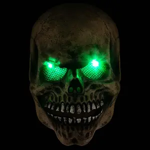 Movable Jaw LED Skull Mask