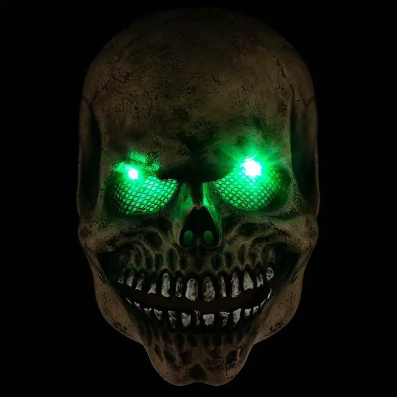 Movable Jaw LED Skull Mask