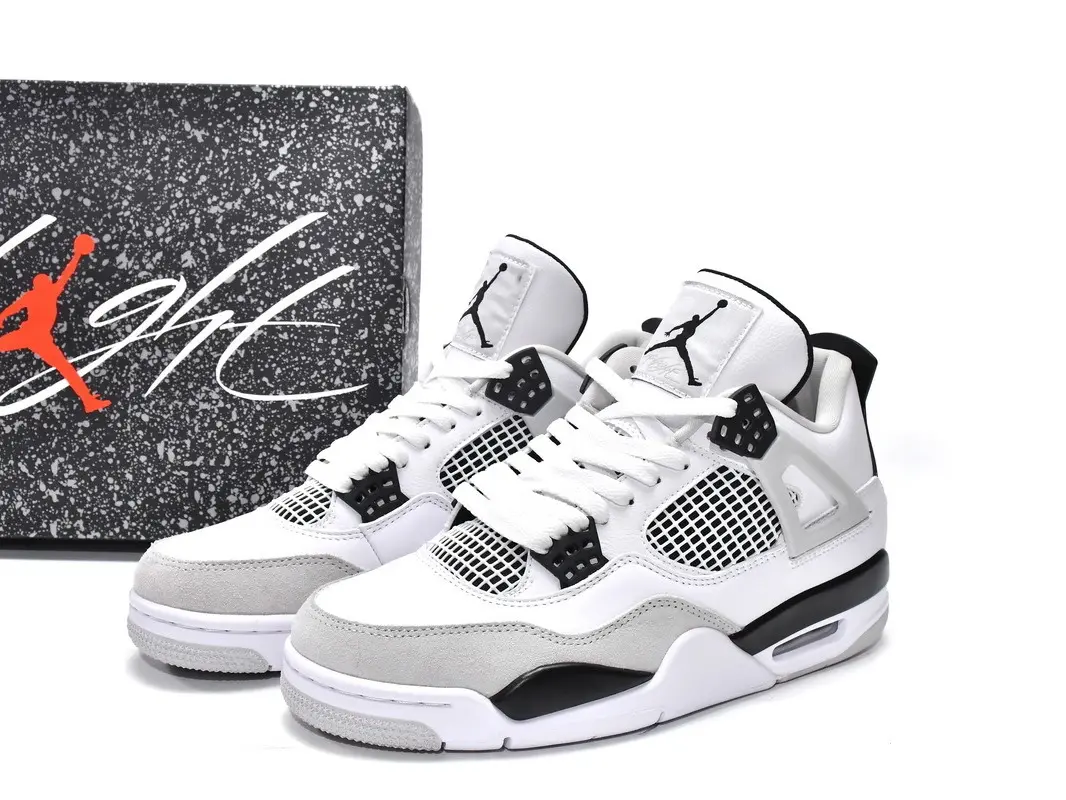 White Grey Black Leather Suede Mesh Mid Top Air Cushion Basketball Shoes Retro Street Casual Sneakers For Men Women