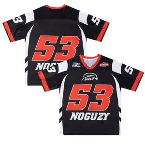 Contrast Stripe Number Print Jersey Set – Bold Athletic Streetwear for Game Day