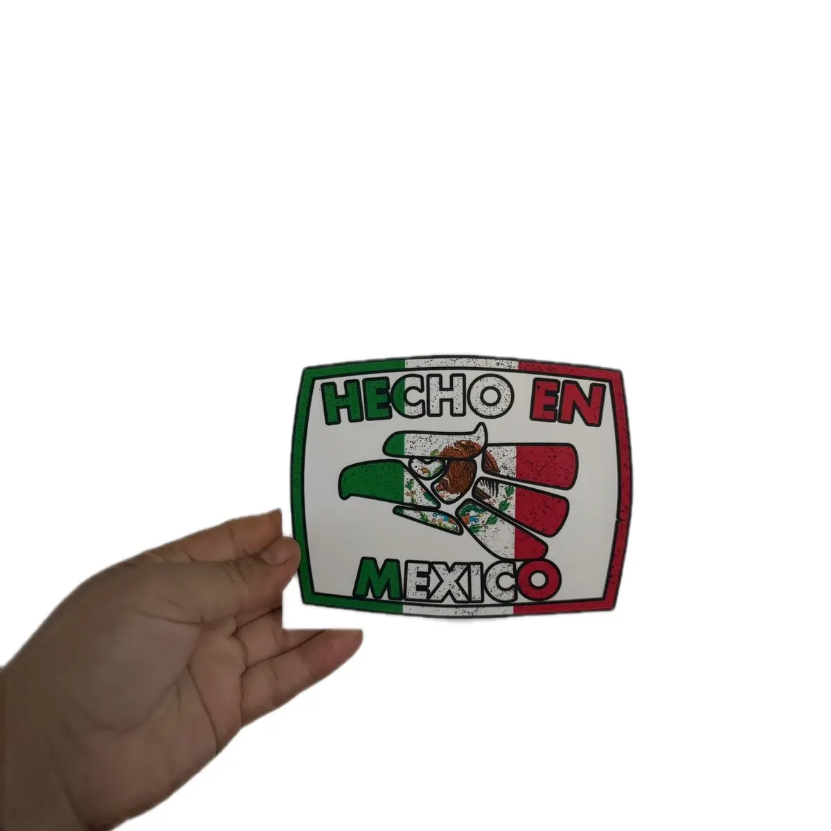 Hecho en Mexico car sticker tri color - TikTok Shop
