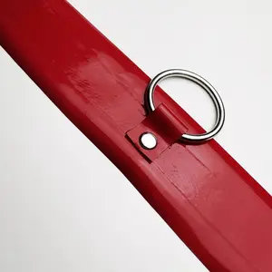 Red Latex 2” Choker with Large O Ring