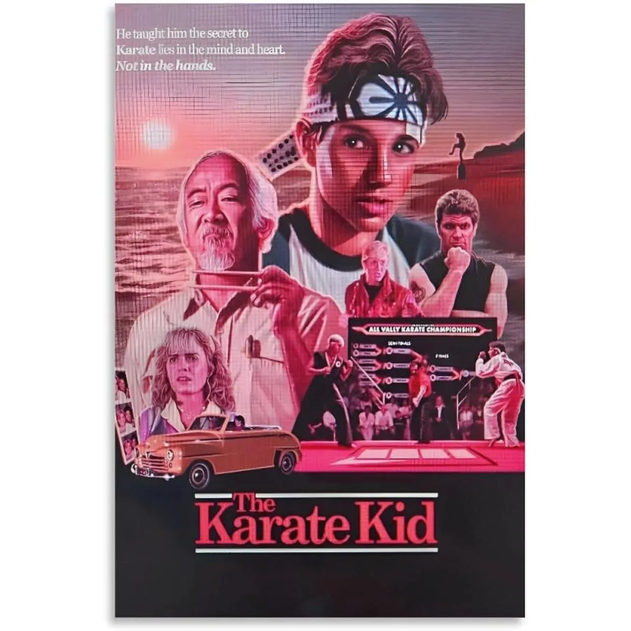 The Karate Kid Classic Retro Movie Artistic Photo Wall Art, Single Hanging Canvas Print, Home Decor for Living Room & Study (11), Artwork